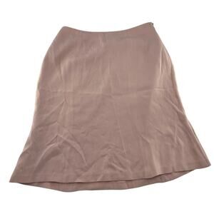 Talbots Silk Skirt Womens Size 12 Pink Knee Length Career Lightweight Cottage